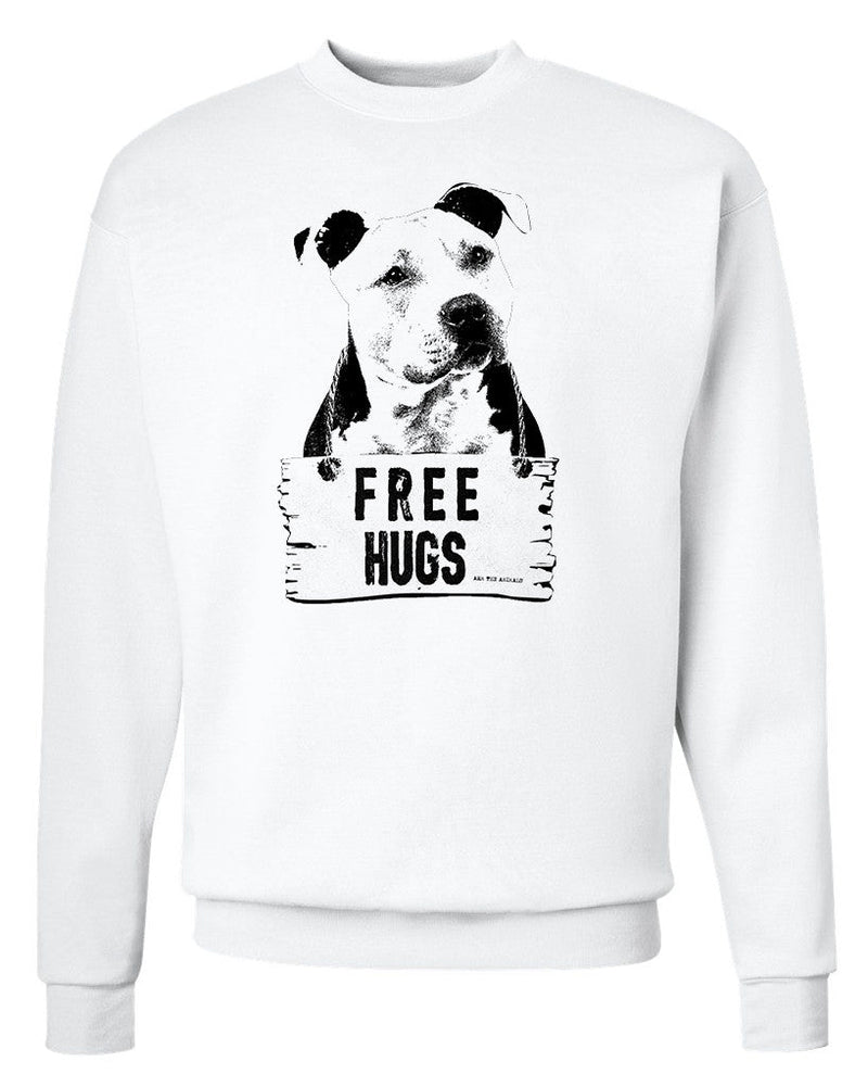 Load image into Gallery viewer, Unisex | Free Hugs Pittie | Crewneck Sweatshirt - Arm The Animals Clothing Co.
