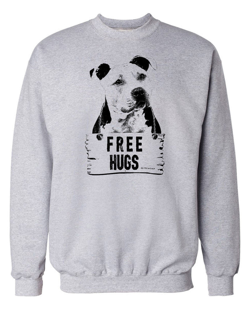 Load image into Gallery viewer, Unisex | Free Hugs Pittie | Crewneck Sweatshirt - Arm The Animals Clothing Co.
