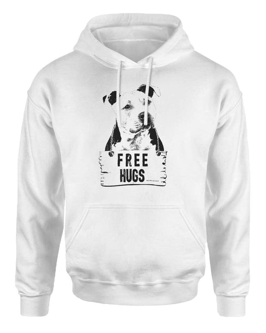 Unisex | Free Hugs Pittie | Hoodie - Arm The Animals Clothing Co.