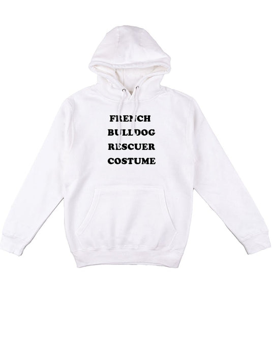 Unisex | French Bulldog Rescuer Costume | Hoodie - Arm The Animals Clothing Co.