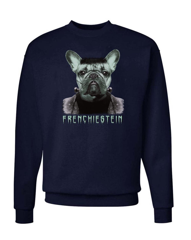 Load image into Gallery viewer, Unisex | Frenchiestein | Crewneck Sweatshirt - Arm The Animals Clothing LLC
