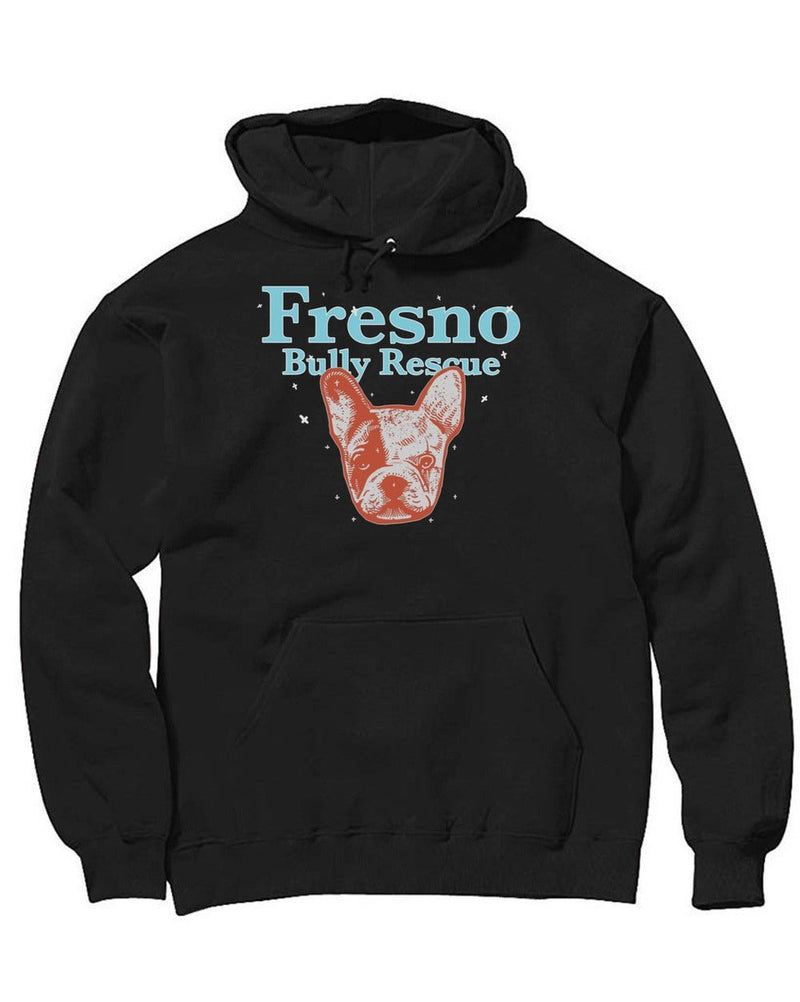 Load image into Gallery viewer, Unisex | Fresno Bully Rescue Frenchie Logo | Hoodie - Arm The Animals Clothing Co.
