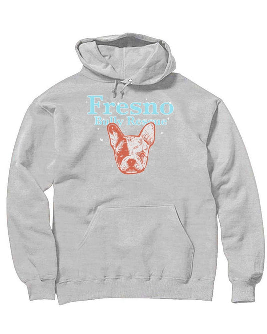 Unisex | Fresno Bully Rescue Frenchie Logo | Hoodie - Arm The Animals Clothing Co.