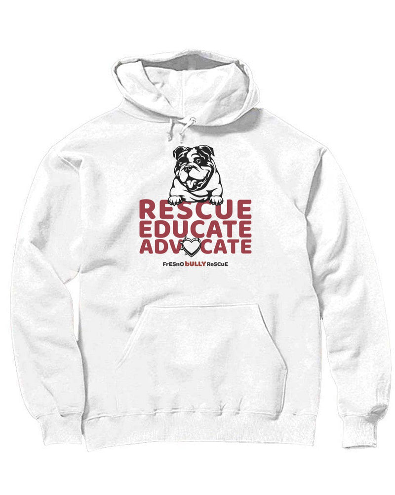 Load image into Gallery viewer, Unisex | Fresno Bully Rescue Logo | Hoodie - Arm The Animals Clothing Co.
