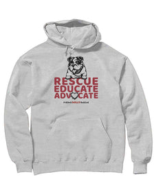 Unisex | Fresno Bully Rescue Logo | Hoodie - Arm The Animals Clothing Co.