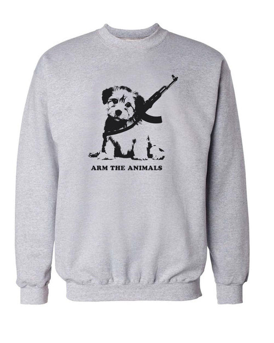 Unisex | G.I. Doge | Crewneck Sweatshirt - Arm The Animals Clothing Co.