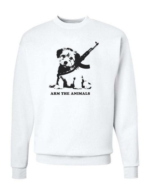 Unisex | G.I. Doge | Crewneck Sweatshirt - Arm The Animals Clothing Co.