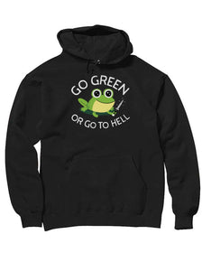 Unisex | Go Green | Hoodie - Arm The Animals Clothing Co.