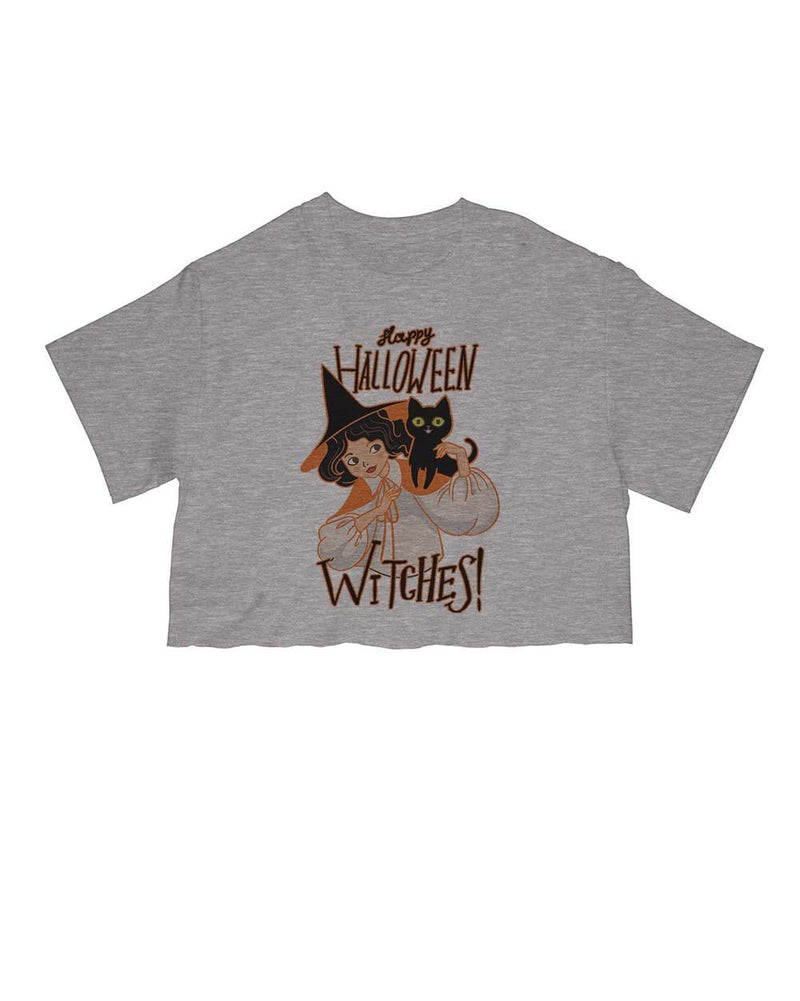 Load image into Gallery viewer, Unisex | Happy Halloween WITCHES | Cut Tee - Arm The Animals Clothing Co.
