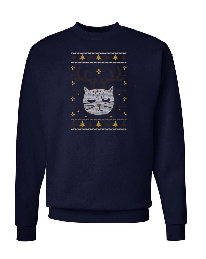 Load image into Gallery viewer, Unisex | Happy Meowidays | Crewneck Sweatshirt - Arm The Animals Clothing LLC

