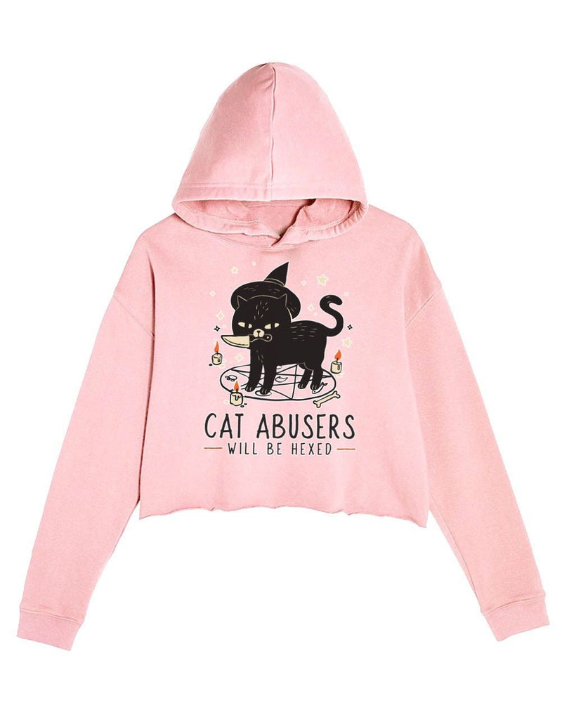 Load image into Gallery viewer, Unisex | Hexed | Crop Hoodie - Arm The Animals Clothing Co.
