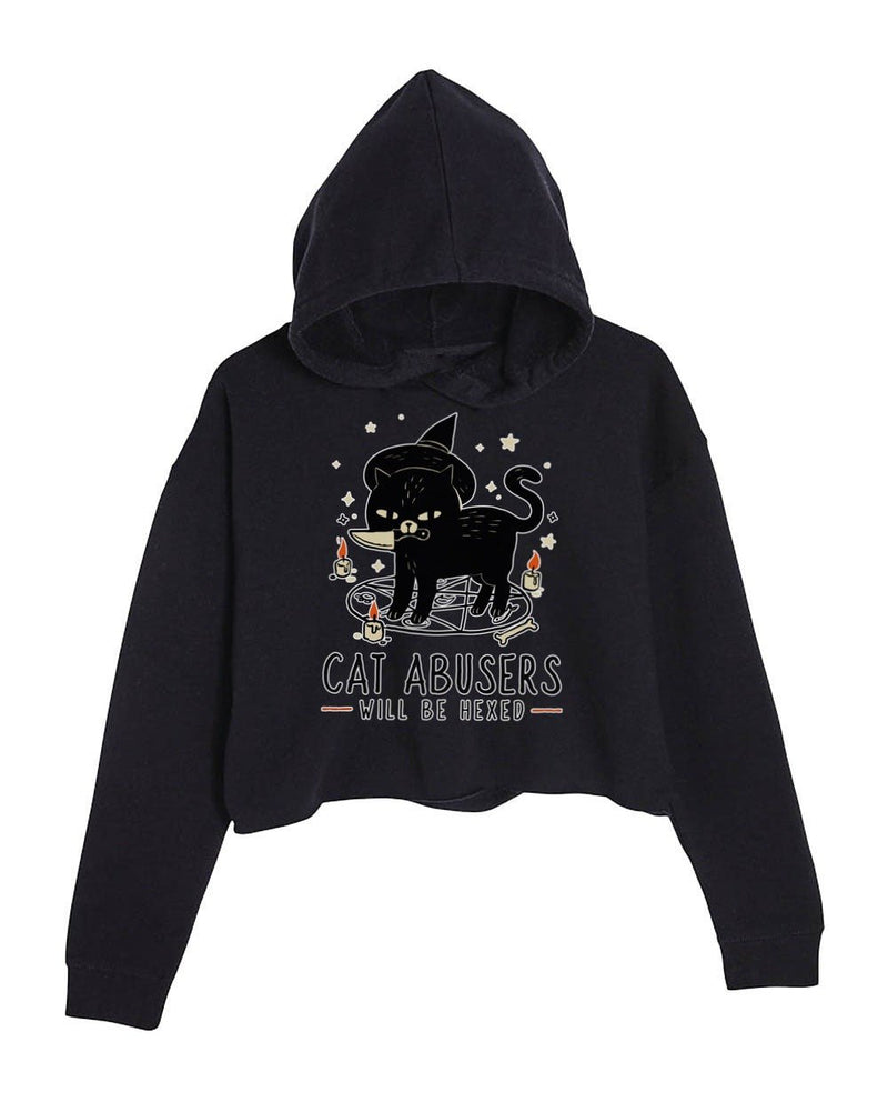 Load image into Gallery viewer, Unisex | Hexed | Crop Hoodie - Arm The Animals Clothing Co.
