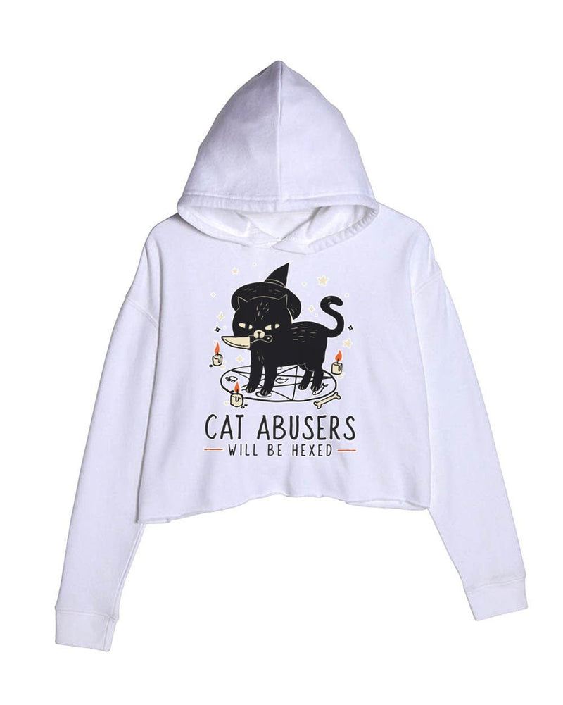 Load image into Gallery viewer, Unisex | Hexed | Crop Hoodie - Arm The Animals Clothing Co.
