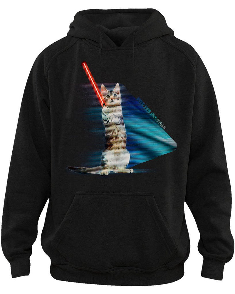 Load image into Gallery viewer, Unisex | Hologram Battle Cat | Hoodie - Arm The Animals Clothing Co.
