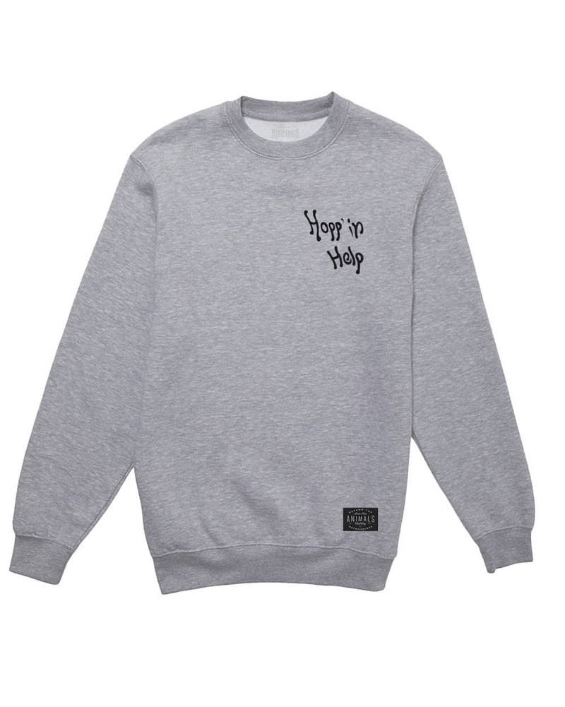 Load image into Gallery viewer, Unisex | Hoppin&#39; Help Mission | Crewneck Sweatshirt - Arm The Animals Clothing LLC
