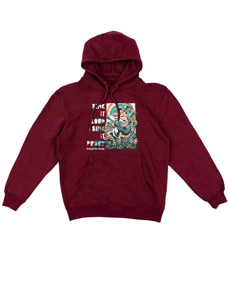 Load image into Gallery viewer, Unisex | Hopp’in with Pride | Hoodie - Arm The Animals Clothing Co.
