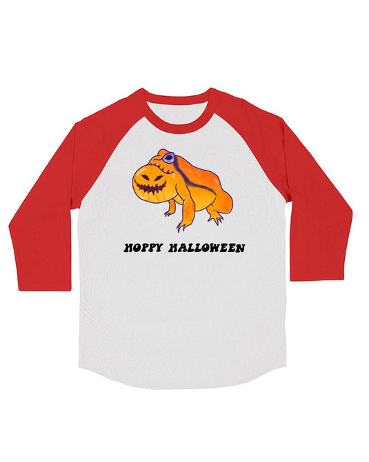Unisex | Hoppy Halloween | 3/4 Sleeve Raglan - Arm The Animals Clothing Co.