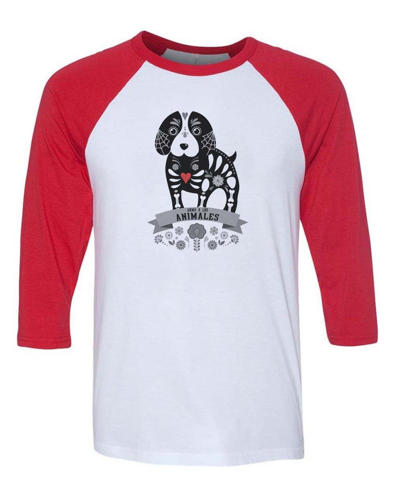 Load image into Gallery viewer, Unisex | Hound Alebrije | 3/4 Sleeve Raglan - Arm The Animals Clothing LLC
