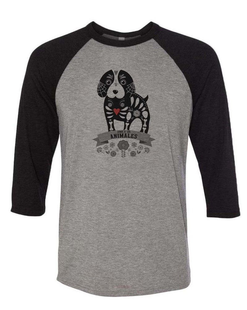Load image into Gallery viewer, Unisex | Hound Alebrije | 3/4 Sleeve Raglan - Arm The Animals Clothing LLC
