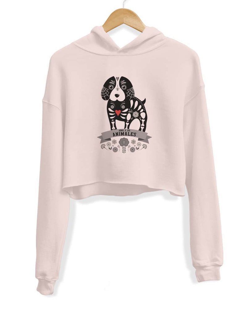 Load image into Gallery viewer, Unisex | Hound Alebrije | Crop Hoodie - Arm The Animals Clothing Co.
