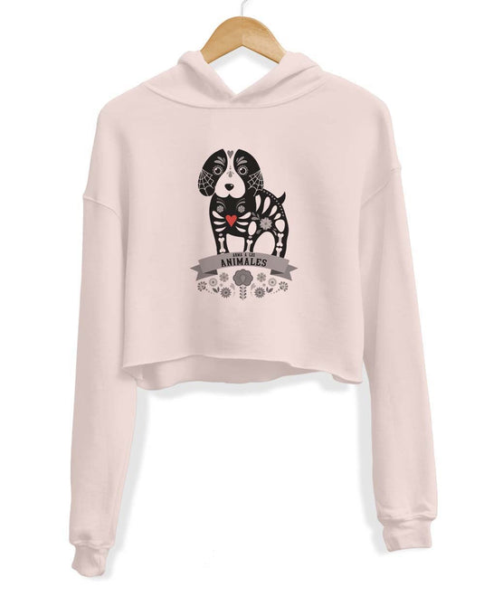 Unisex | Hound Alebrije | Crop Hoodie - Arm The Animals Clothing Co.