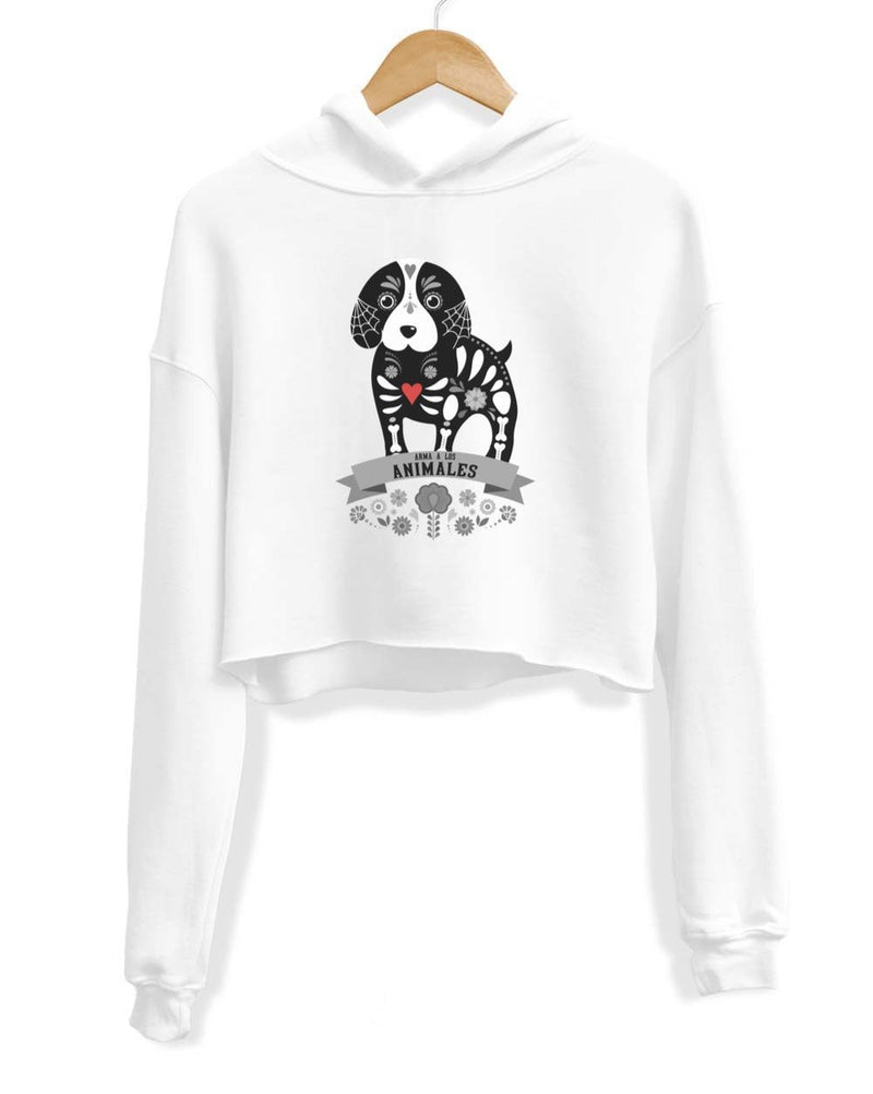 Load image into Gallery viewer, Unisex | Hound Alebrije | Crop Hoodie - Arm The Animals Clothing Co.
