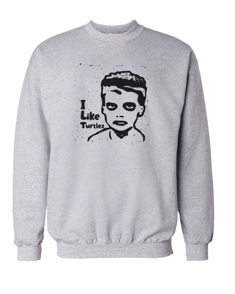 Load image into Gallery viewer, Unisex | I Like Turtles | Crewneck Sweatshirt - Arm The Animals Clothing Co.
