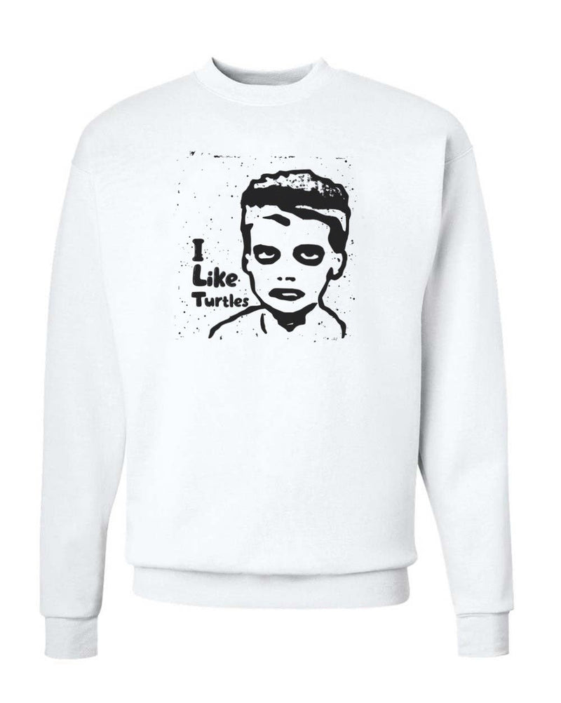 Load image into Gallery viewer, Unisex | I Like Turtles | Crewneck Sweatshirt - Arm The Animals Clothing Co.
