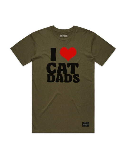 Unisex | I Love Cat Dads | Crew - Arm The Animals Clothing LLC