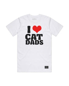 Unisex | I Love Cat Dads | Crew - Arm The Animals Clothing LLC