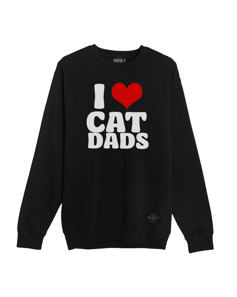 Load image into Gallery viewer, Unisex | I Love Cat Dads | Crewneck Sweatshirt - Arm The Animals Clothing LLC
