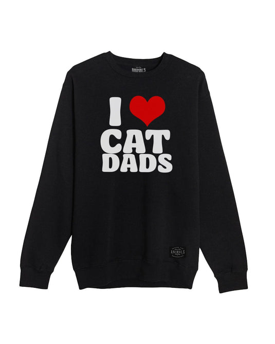 Unisex | I Love Cat Dads | Crewneck Sweatshirt - Arm The Animals Clothing LLC