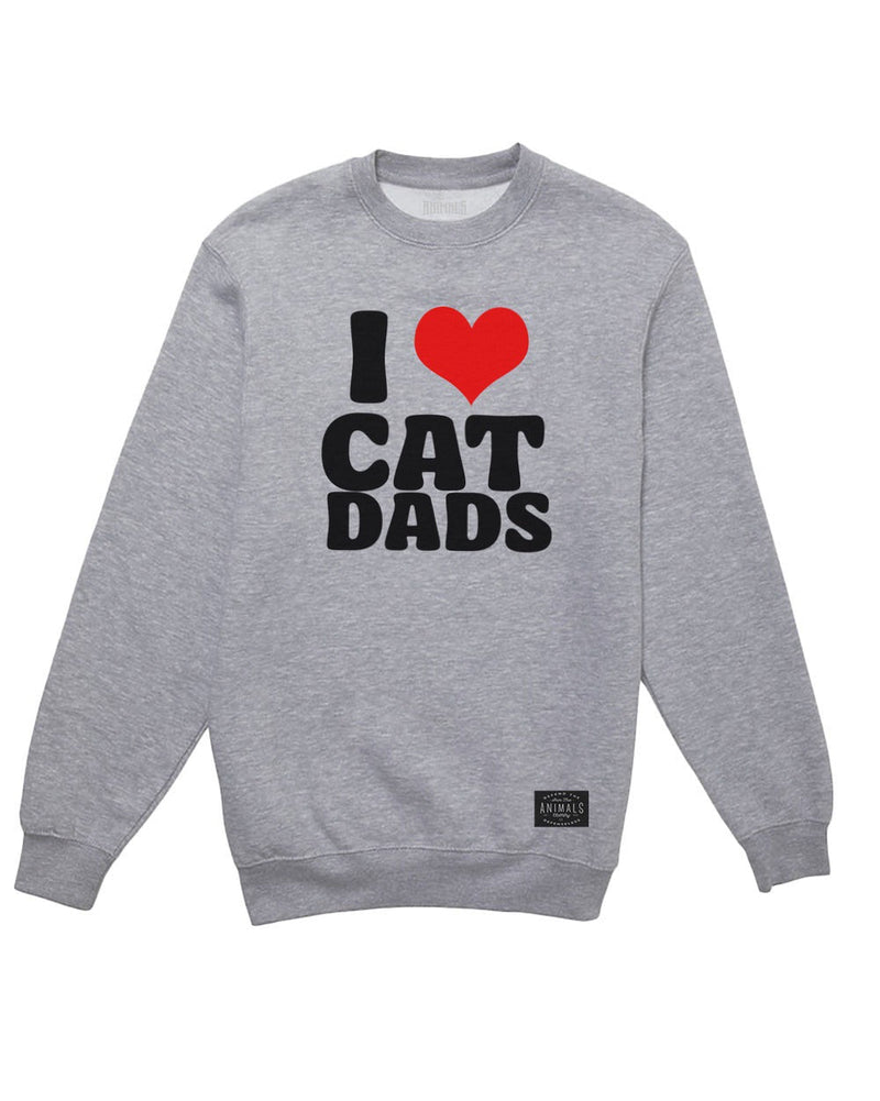 Load image into Gallery viewer, Unisex | I Love Cat Dads | Crewneck Sweatshirt - Arm The Animals Clothing LLC
