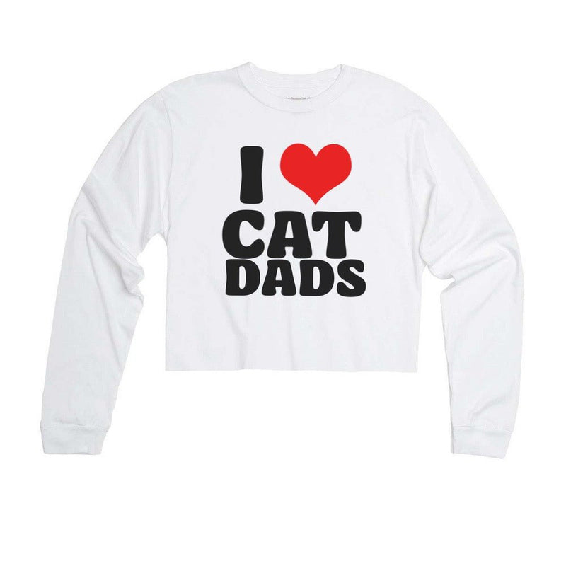 Load image into Gallery viewer, Unisex | I Love Cat Dads | Cutie Long Sleeve - Arm The Animals Clothing LLC
