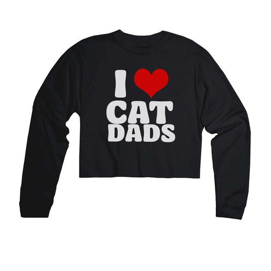 Unisex | I Love Cat Dads | Cutie Long Sleeve - Arm The Animals Clothing LLC