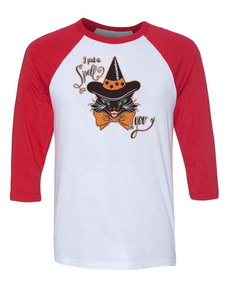 Load image into Gallery viewer, Unisex | I Put A Spell On You | 3/4 Sleeve Raglan - Arm The Animals Clothing Co.
