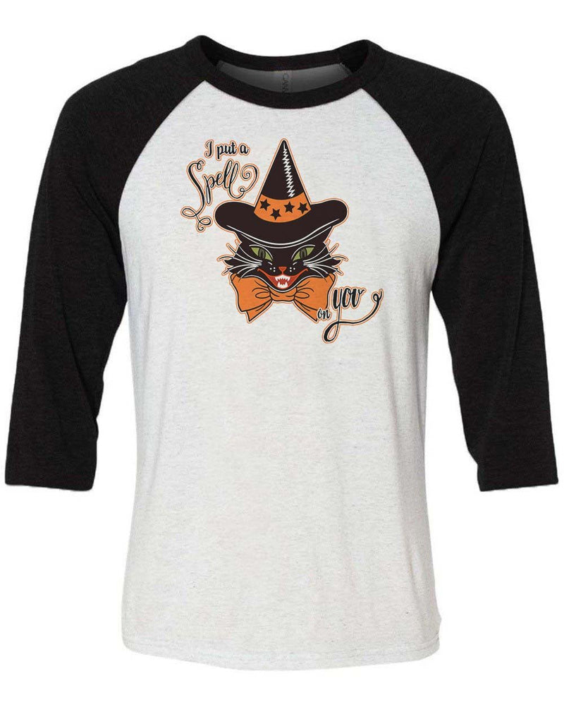 Load image into Gallery viewer, Unisex | I Put A Spell On You | 3/4 Sleeve Raglan - Arm The Animals Clothing Co.
