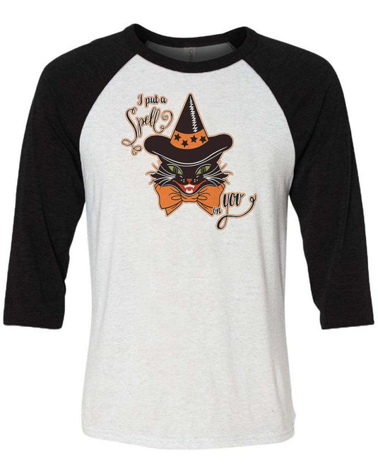 Unisex | I Put A Spell On You | 3/4 Sleeve Raglan - Arm The Animals Clothing Co.