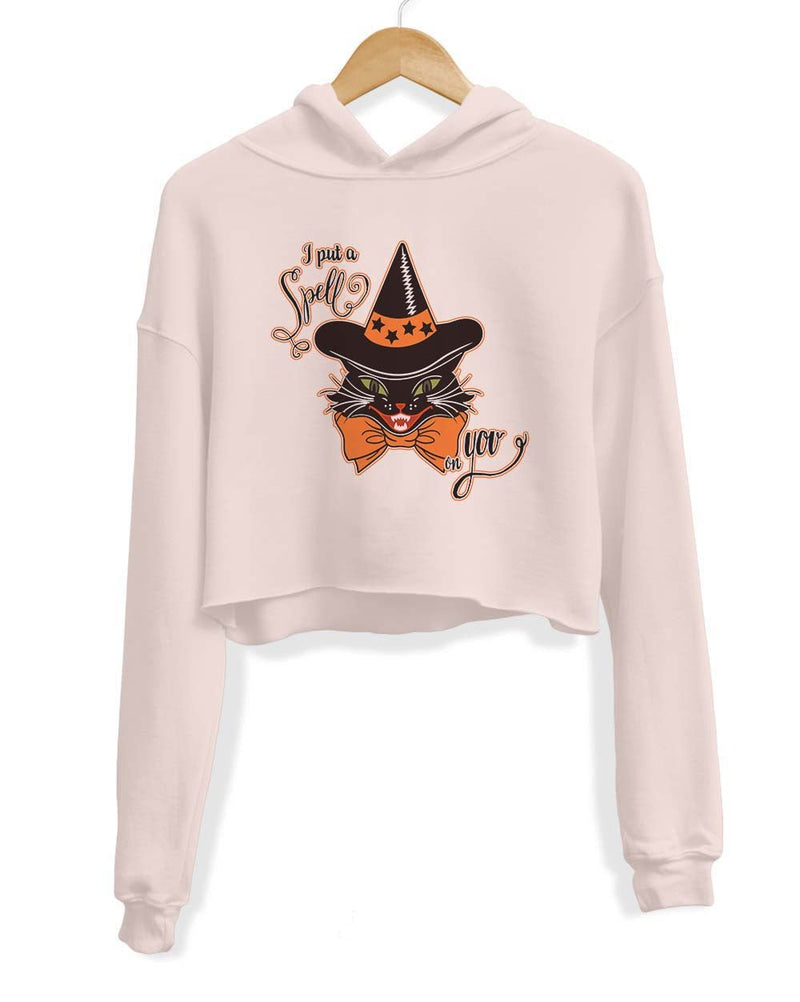 Load image into Gallery viewer, Unisex | I Put A Spell On You | Crop Hoodie - Arm The Animals Clothing Co.
