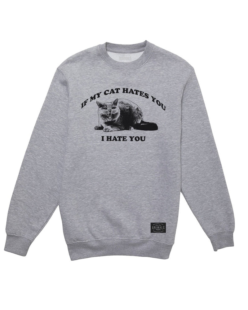 Load image into Gallery viewer, Unisex | If My Cat Hates You | Crewneck Sweatshirt - Arm The Animals Clothing LLC
