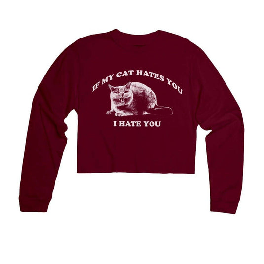 Unisex | If My Cat Hates You | Cutie Long Sleeve - Arm The Animals Clothing LLC