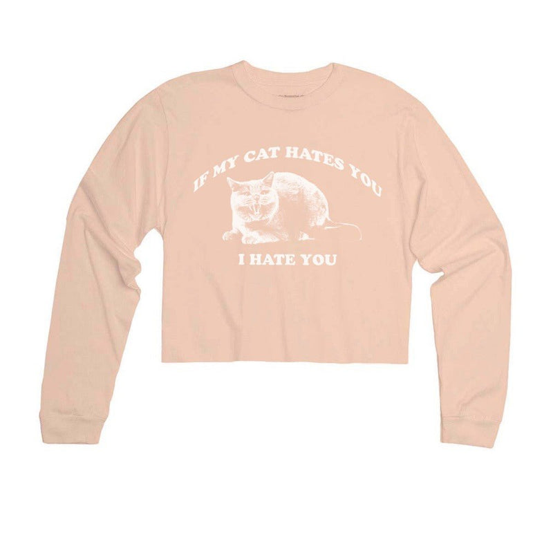 Load image into Gallery viewer, Unisex | If My Cat Hates You | Cutie Long Sleeve - Arm The Animals Clothing LLC
