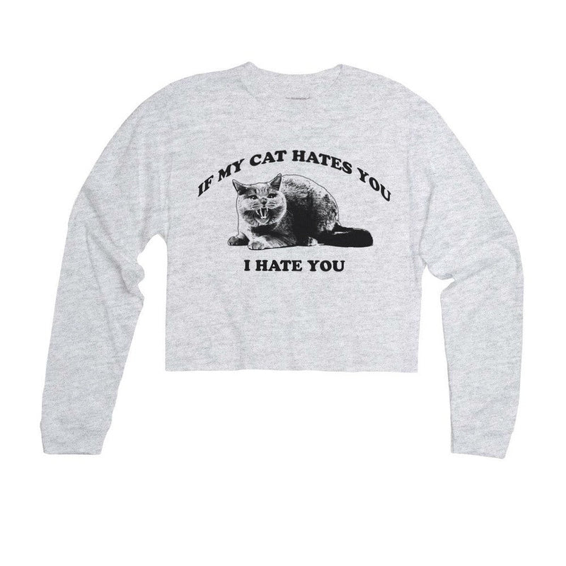 Load image into Gallery viewer, Unisex | If My Cat Hates You | Cutie Long Sleeve - Arm The Animals Clothing LLC
