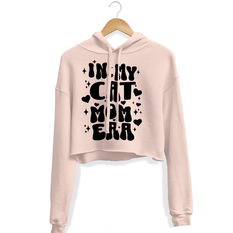 Load image into Gallery viewer, Unisex | In My Cat Era | Crop Hoodie - Arm The Animals Clothing LLC
