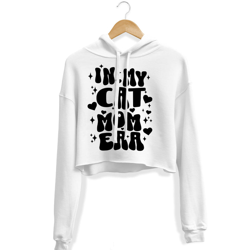 Load image into Gallery viewer, Unisex | In My Cat Era | Crop Hoodie - Arm The Animals Clothing LLC
