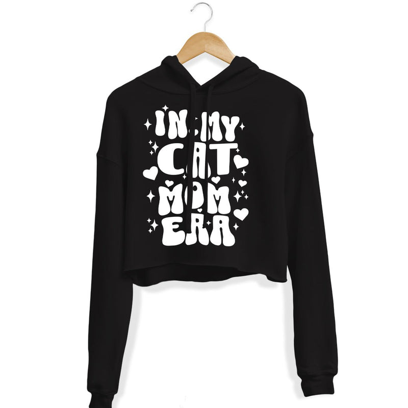 Load image into Gallery viewer, Unisex | In My Cat Era | Crop Hoodie - Arm The Animals Clothing LLC
