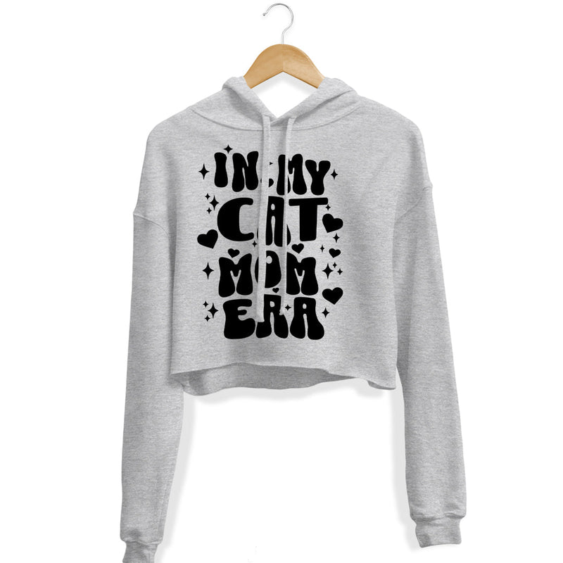 Load image into Gallery viewer, Unisex | In My Cat Era | Crop Hoodie - Arm The Animals Clothing LLC
