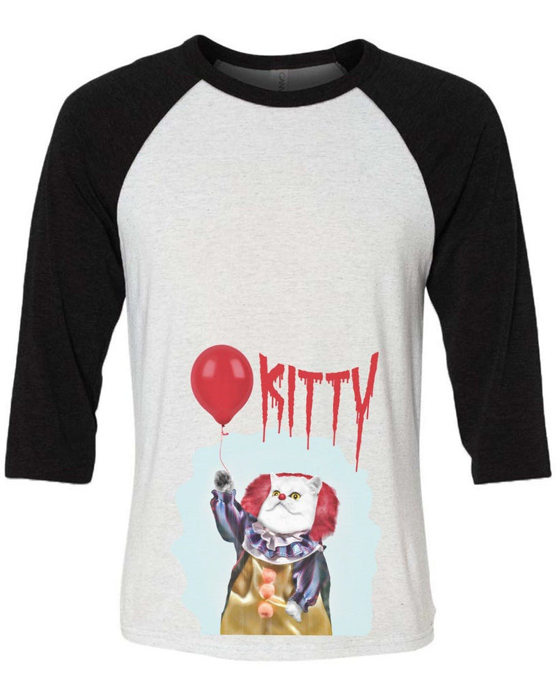 Load image into Gallery viewer, Unisex | k-IT-ty | 3/4 Sleeve Raglan - Arm The Animals Clothing Co.
