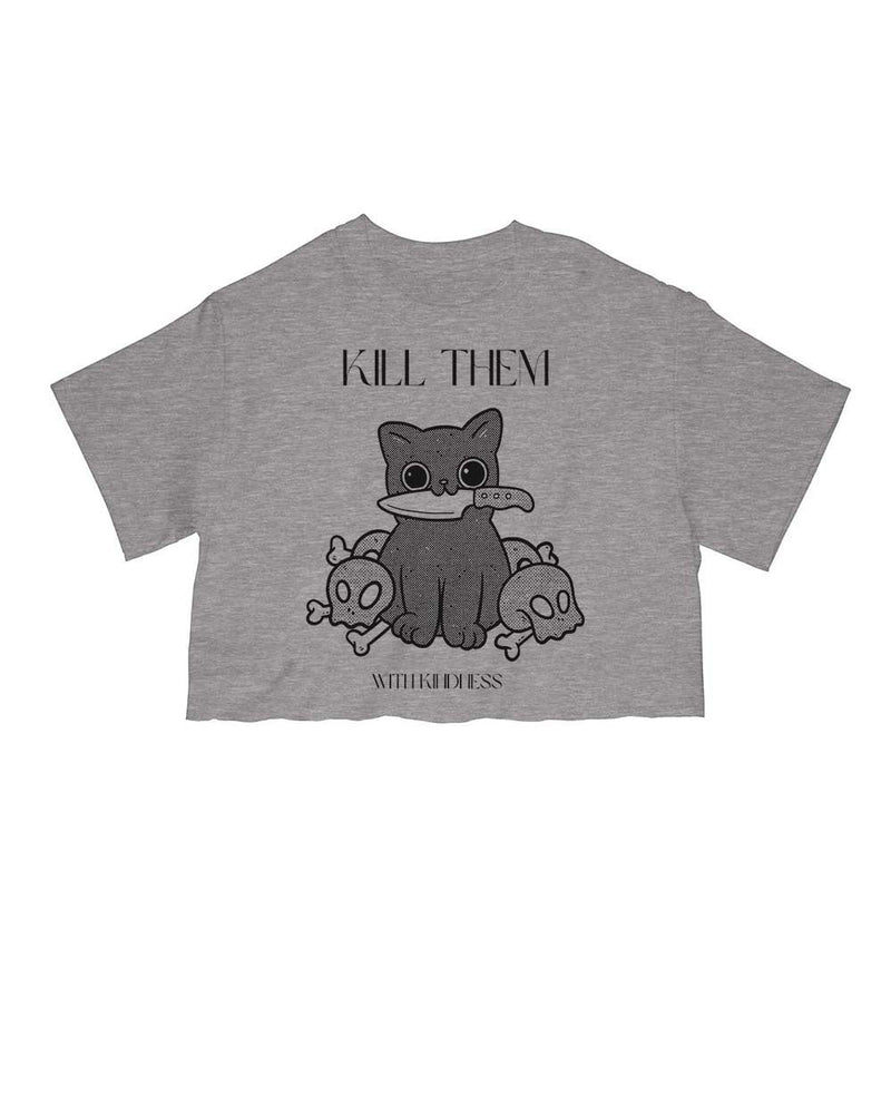 Load image into Gallery viewer, Unisex | Kill Them, With Kindness | Cut Tee - Arm The Animals Clothing Co.

