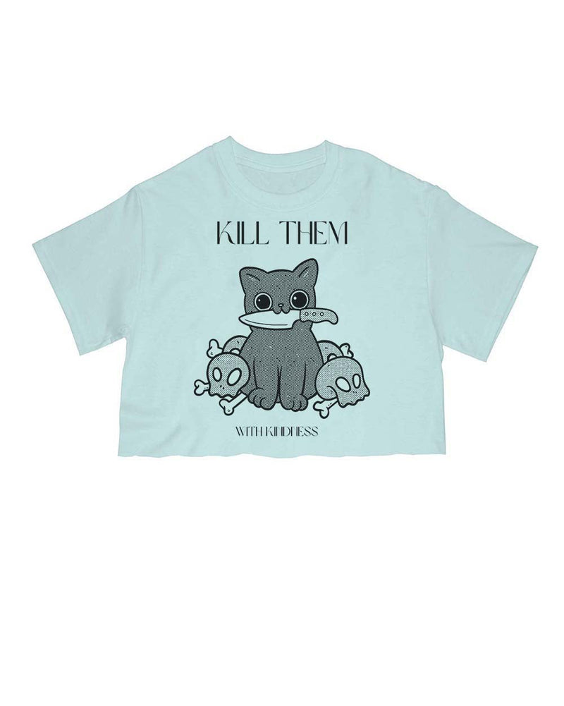 Load image into Gallery viewer, Unisex | Kill Them, With Kindness | Cut Tee - Arm The Animals Clothing Co.
